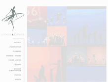 Tablet Screenshot of lignesetespace.fr
